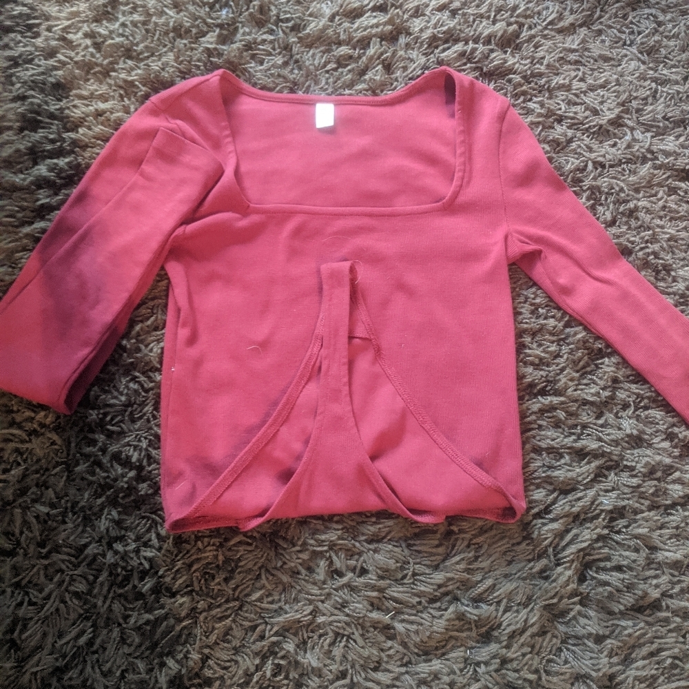 Nordstrom BP Red Bodysuit